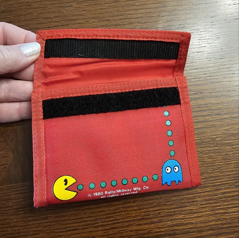 Vintage Pac-Man 1980 Velcro Wallet Excellect Condition - Picture 4 of 10